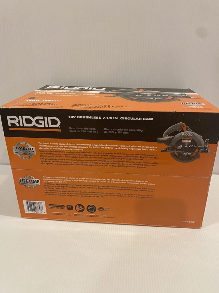 18V Brushless Cordless 7-1/4 in. Circular Saw, Black, Grey, Orange