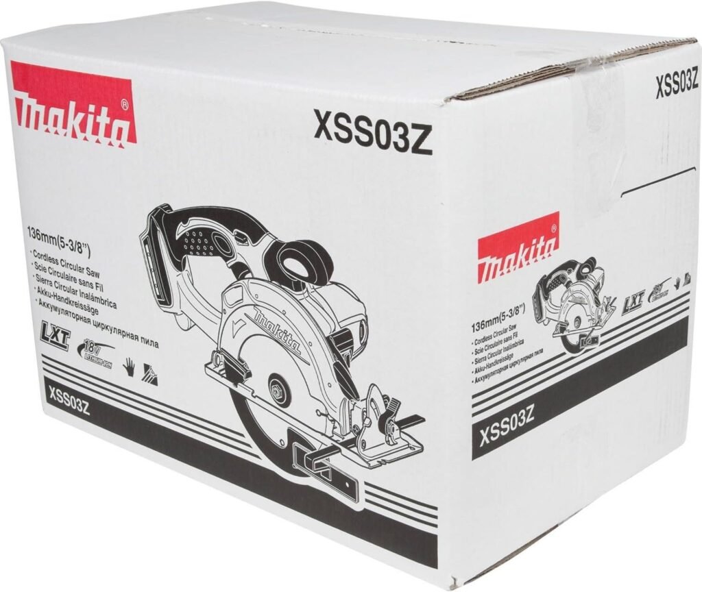 Makita XSS03Z 18V LXT Lithium-Ion Cordless 5-3/8-Inch Circular Trim Saw (Tool Only, No Battery)