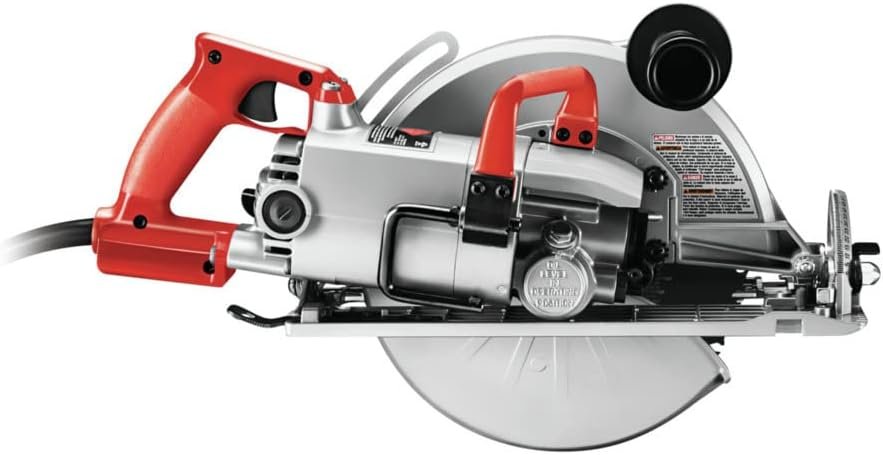 SKILSAW SPT70WM-01 15 Amp 10-1/4 Magnesium SAWSQUATCH Worm Drive Circular Saw,Silver