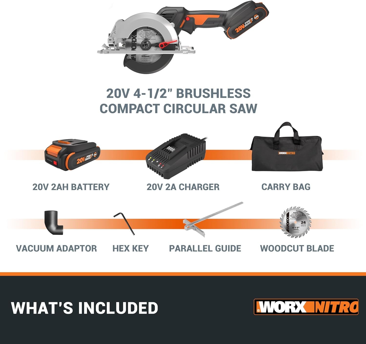 Worx WX531L.9 20V Power Share WORXSAW Review